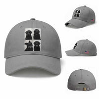 Funny Black Lab Baseball Cap Photobooth Selfie Dog Mom Gift