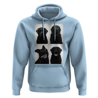 Funny Black Lab Hoodie Photobooth Selfie Dog Mom Gift - Wonder Print Shop