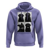 Funny Black Lab Hoodie Photobooth Selfie Dog Mom Gift - Wonder Print Shop