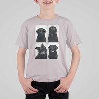 Funny Black Lab T Shirt For Kid Photobooth Selfie Dog Mom Gift - Wonder Print Shop