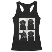Funny Black Lab Racerback Tank Top Photobooth Selfie Dog Mom Gift - Wonder Print Shop