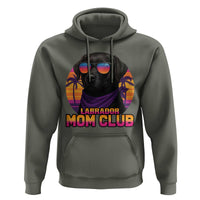 Funny Black Labrador Hoodie Dog Mom Retro Sunset Gift - Wonder Print Shop