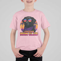 Funny Black Labrador T Shirt For Kid Dog Mom Retro Sunset Gift - Wonder Print Shop