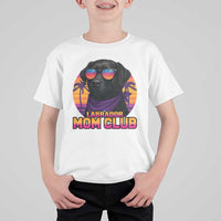 Funny Black Labrador T Shirt For Kid Dog Mom Retro Sunset Gift - Wonder Print Shop