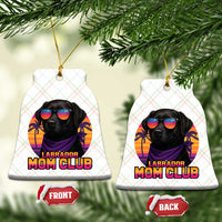 Funny Black Labrador Ceramic Ornament Dog Mom Retro Sunset Gift - Wonder Print Shop