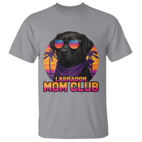 Funny Black Labrador T Shirt Dog Mom Retro Sunset Gift - Wonder Print Shop