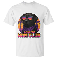 Funny Black Labrador T Shirt Dog Mom Retro Sunset Gift - Wonder Print Shop