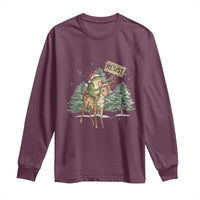 Resist Portland Frog Protest Christmas Long Sleeve Shirt Funny Holiday Meme Gift Idea - Wonder Print Shop