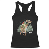 Resist Portland Frog Protest Christmas Racerback Tank Top Funny Holiday Meme Gift Idea - Wonder Print Shop