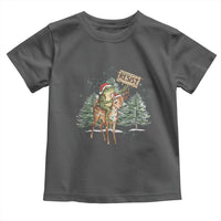 Resist Portland Frog Protest Christmas Toddler T Shirt Funny Holiday Meme Gift Idea - Wonder Print Shop