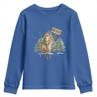 Resist Portland Frog Protest Christmas Youth Sweatshirt Funny Holiday Meme Gift Idea - Wonder Print Shop