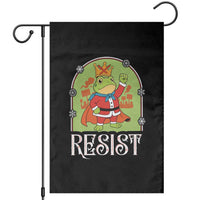 Resist Portland Frog Protest Garden Flag Funny No Kings Christmas Gift - Wonder Print Shop