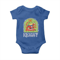Resist Portland Frog Protest Baby Onesie Funny No Kings Christmas Gift - Wonder Print Shop
