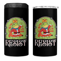 Resist Portland Frog Protest 4 in 1 Can Cooler Tumbler Funny No Kings Christmas Gift - Wonder Print Shop