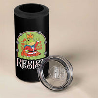 Resist Portland Frog Protest 4 in 1 Can Cooler Tumbler Funny No Kings Christmas Gift - Wonder Print Shop