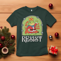Resist Portland Frog Protest T Shirt Funny No Kings Christmas Gift - Wonder Print Shop