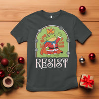 Resist Portland Frog Protest T Shirt Funny No Kings Christmas Gift - Wonder Print Shop