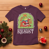 Resist Portland Frog Protest T Shirt Funny No Kings Christmas Gift - Wonder Print Shop