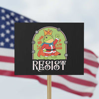 Resist Portland Frog Protest Protest Sign Funny No Kings Christmas Gift - Wonder Print Shop