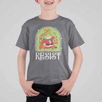 Resist Portland Frog Protest T Shirt For Kid Funny No Kings Christmas Gift - Wonder Print Shop