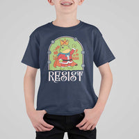Resist Portland Frog Protest T Shirt For Kid Funny No Kings Christmas Gift - Wonder Print Shop