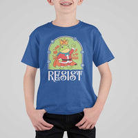 Resist Portland Frog Protest T Shirt For Kid Funny No Kings Christmas Gift - Wonder Print Shop