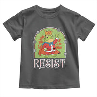 Resist Portland Frog Protest Toddler T Shirt Funny No Kings Christmas Gift - Wonder Print Shop