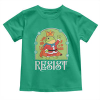 Resist Portland Frog Protest Toddler T Shirt Funny No Kings Christmas Gift - Wonder Print Shop