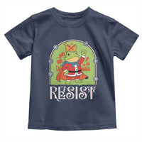 Resist Portland Frog Protest Toddler T Shirt Funny No Kings Christmas Gift - Wonder Print Shop