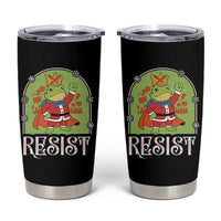 Resist Portland Frog Protest Tumbler Cup Funny No Kings Christmas Gift - Wonder Print Shop