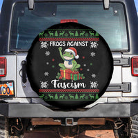 Frogs Against Fascism Ugly Sweater Spare Tire Cover Funny Portland Christmas Frog Gift - Wonder Print Shop