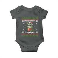 Frogs Against Fascism Ugly Sweater Baby Onesie Funny Portland Christmas Frog Gift - Wonder Print Shop