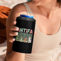 Funny Christmas Frogtifa 4 in 1 Can Cooler Tumbler Portland Resist Frog Protest - Wonder Print Shop