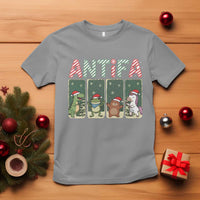 Funny Christmas Frogtifa T Shirt Portland Resist Frog Protest - Wonder Print Shop