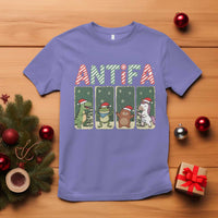 Funny Christmas Frogtifa T Shirt Portland Resist Frog Protest - Wonder Print Shop