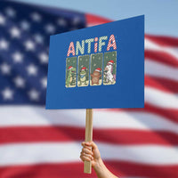 Funny Christmas Frogtifa Protest Sign Portland Resist Frog Protest - Wonder Print Shop