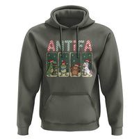 Funny Christmas Frogtifa Hoodie Portland Resist Frog Protest - Wonder Print Shop