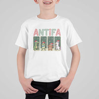 Funny Christmas Frogtifa T Shirt For Kid Portland Resist Frog Protest - Wonder Print Shop