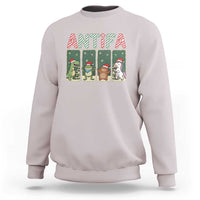 Funny Christmas Frogtifa Sweatshirt Portland Resist Frog Protest - Wonder Print Shop