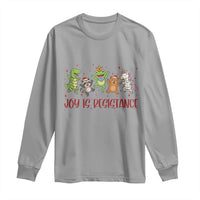 Joy Is Resistance Long Sleeve Shirt Funny Portland Frog Protest Christmas Gift - Wonder Print Shop