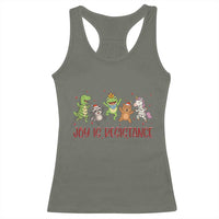 Joy Is Resistance Racerback Tank Top Funny Portland Frog Protest Christmas Gift - Wonder Print Shop