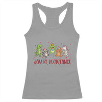 Joy Is Resistance Racerback Tank Top Funny Portland Frog Protest Christmas Gift - Wonder Print Shop