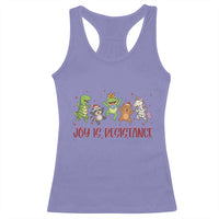 Joy Is Resistance Racerback Tank Top Funny Portland Frog Protest Christmas Gift - Wonder Print Shop