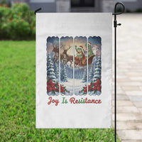 Joy Is Resistance Portland Frog Protest Garden Flag Funny Holiday Meme Gift Idea - Wonder Print Shop