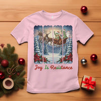 Joy Is Resistance Portland Frog Protest T Shirt Funny Holiday Meme Gift Idea - Wonder Print Shop