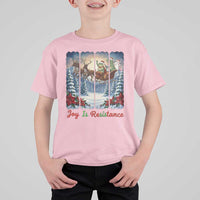 Joy Is Resistance Portland Frog Protest T Shirt For Kid Funny Holiday Meme Gift Idea - Wonder Print Shop