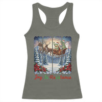 Joy Is Resistance Portland Frog Protest Racerback Tank Top Funny Holiday Meme Gift Idea - Wonder Print Shop