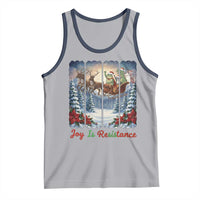 Joy Is Resistance Portland Frog Protest Tank Top Funny Holiday Meme Gift Idea - Wonder Print Shop