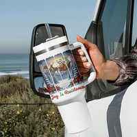Joy Is Resistance Portland Frog Protest Tumbler With Handle Funny Holiday Meme Gift Idea - Wonder Print Shop