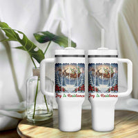 Joy Is Resistance Portland Frog Protest Tumbler With Handle Funny Holiday Meme Gift Idea - Wonder Print Shop